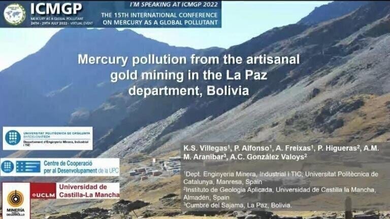 Mercury pollution from  the artisanal gold mining in the La Paz department, Bolivia
